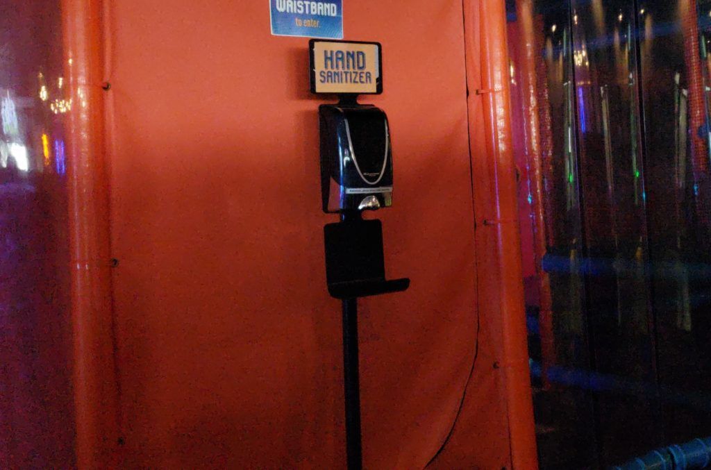 hand sanitizer dispenser