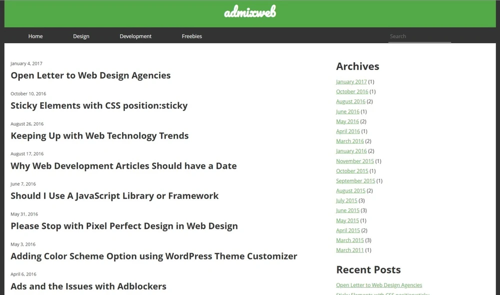 18 Years of Admix Web | admixweb admixweb 2017 1